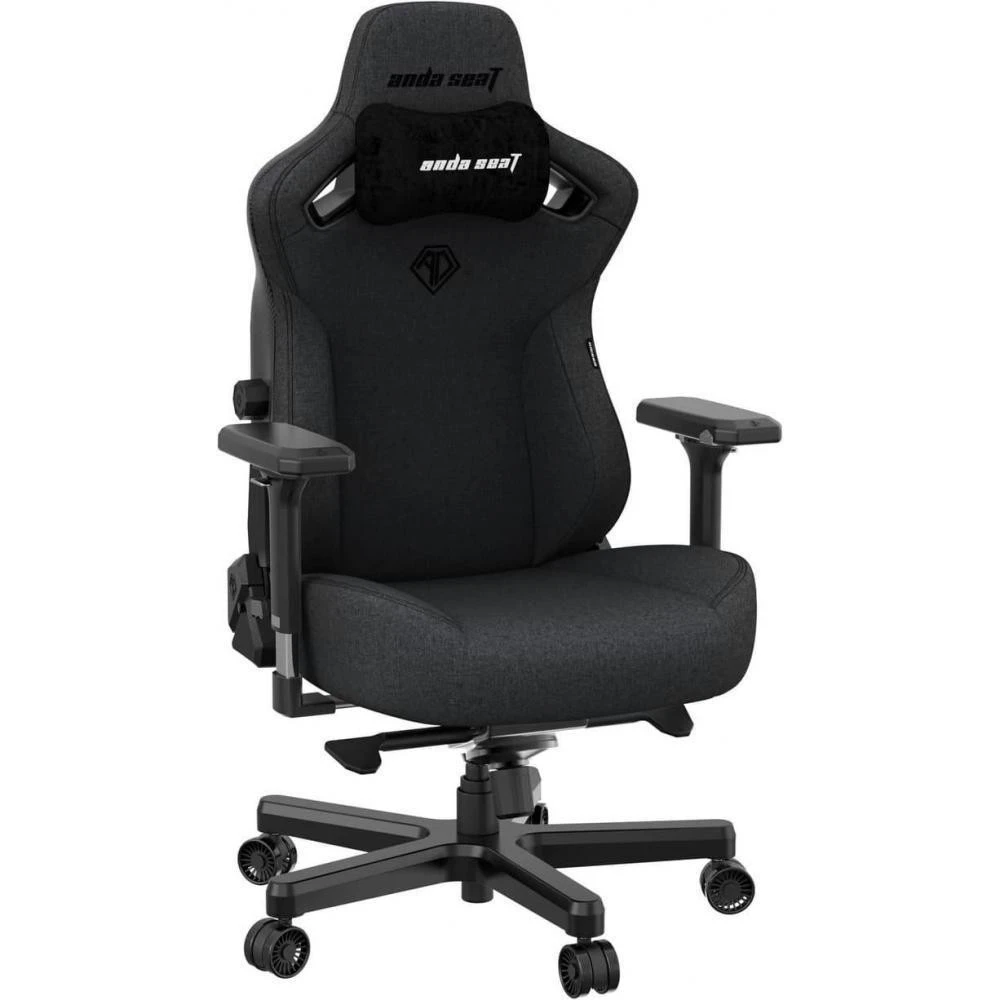 Игровое кресло Anda Seat Kaiser 3 Fabric Size L Dark Gray (AD12YDC-L-01-GB-CF) (UA)