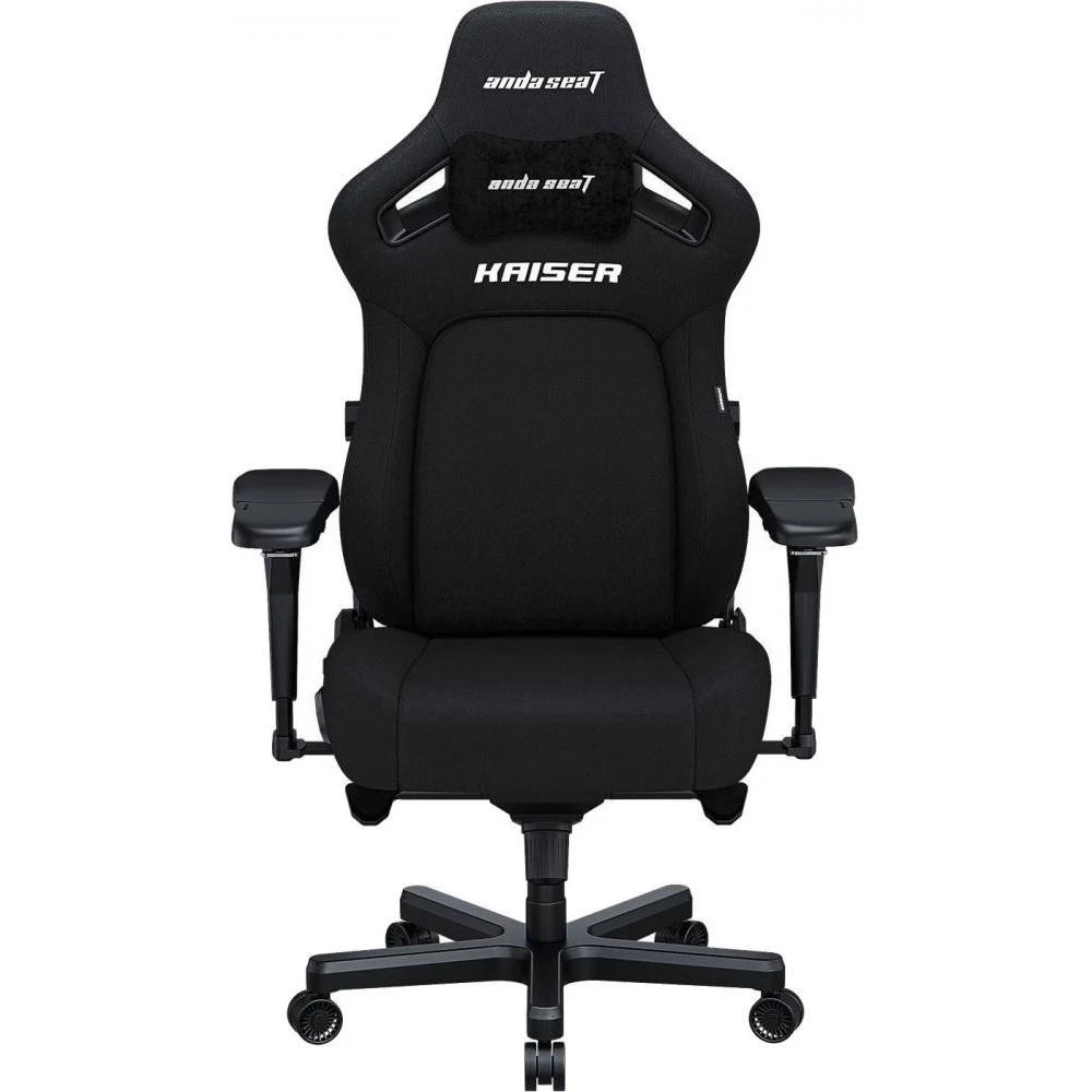Ігрове крісло Anda Seat Kaiser 4 Fabric Size L Black (AD12YDDC-L-20-B-CF) (UA)