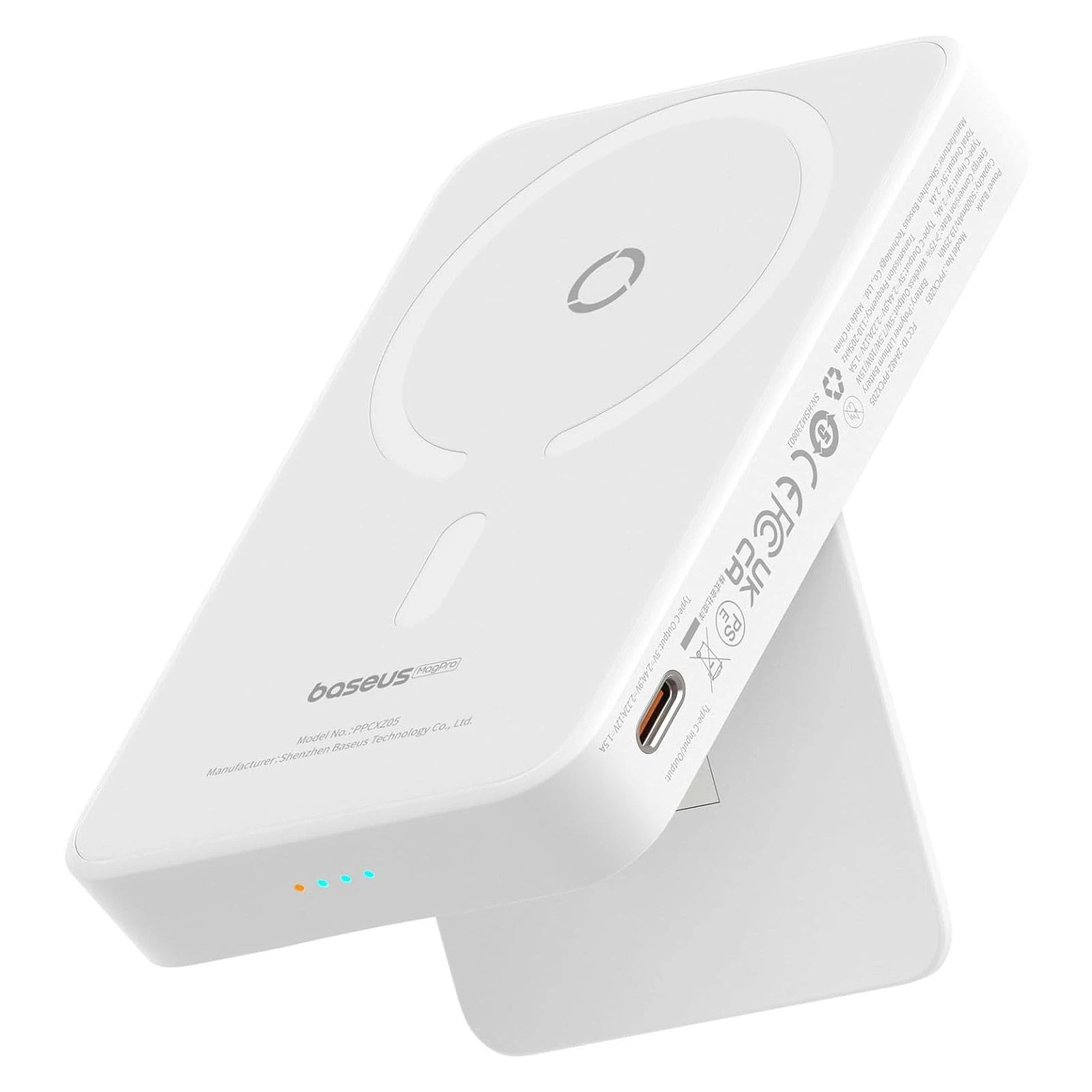 Мобільна батарея Baseus MagPro 5000mAh 20W, White (PPCXZ05) (P10064100222-00) (UA)
