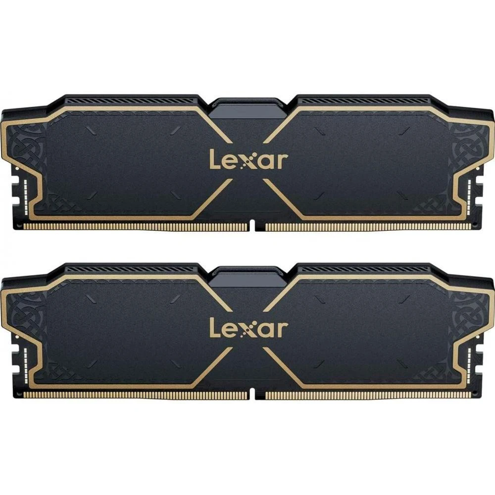 Оперативна пам'ять DDR5 32GB (2x16GB) 6000 MHz Thor Black Lexar (LD5U16G60C38LG-RGD) (UA)