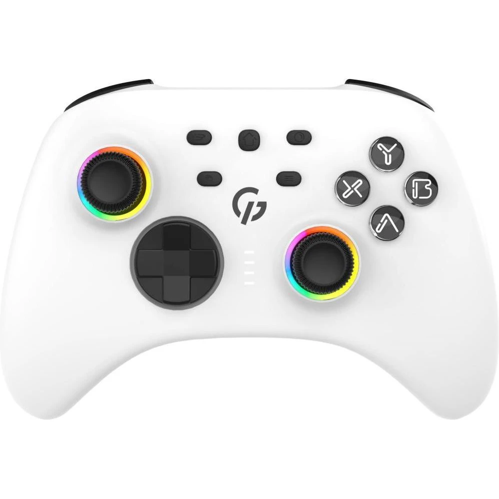 Геймпад GamePro GPX13W 2.4G/BT 5.1/USB/PC/iOS/Android RGB White (GPX13W) (UA)