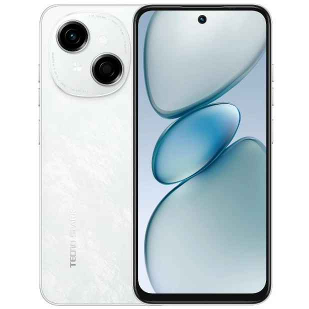 Мобильный телефон Tecno Spark Go 1 KL4 3/128GB Glittery White (4894947037849) (UA)
