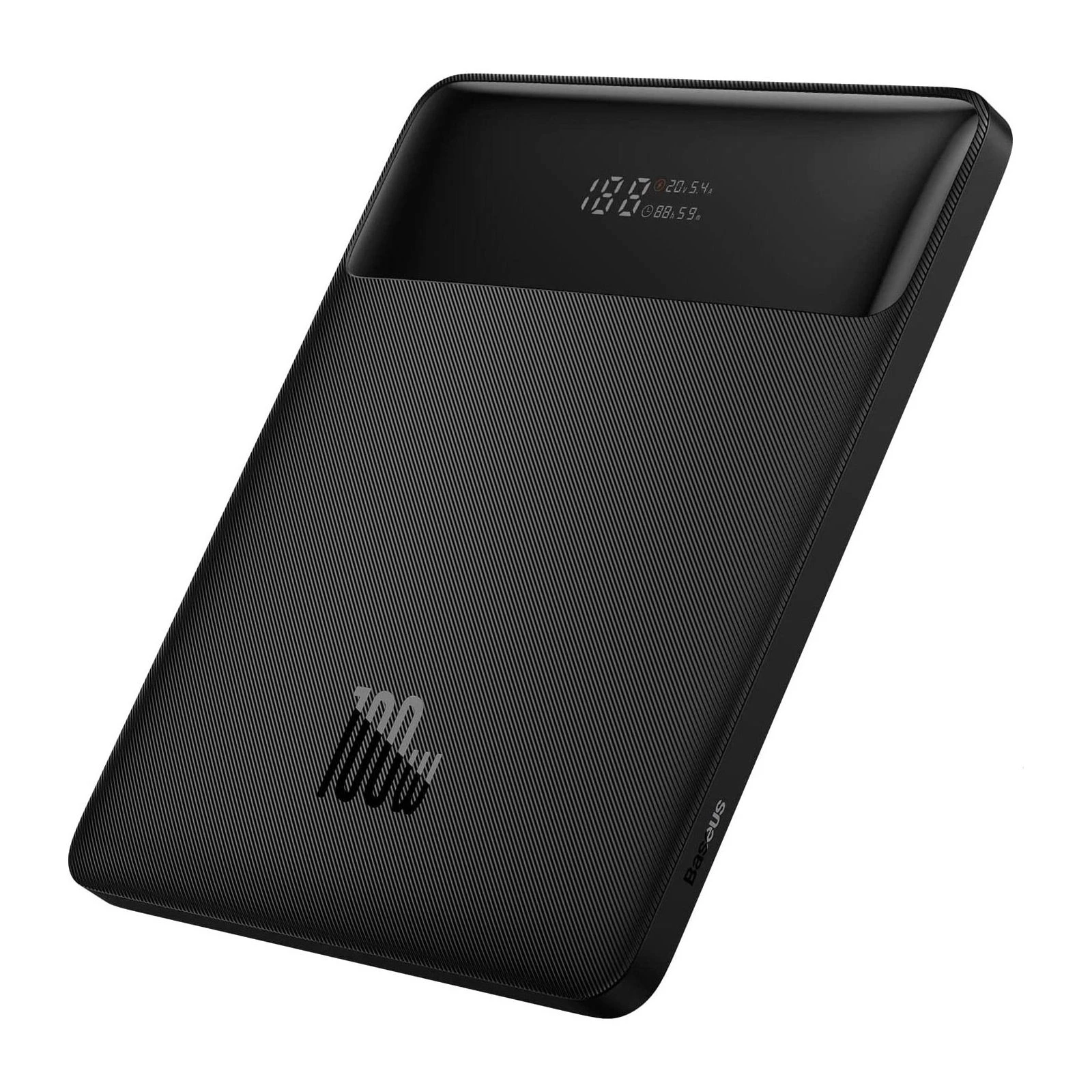 Мобільна батарея Baseus Blade Digital Display 20000mAh PD/100W, Black (PPDGL-01, PPBLD100-S) (PPBL000201) (UA)