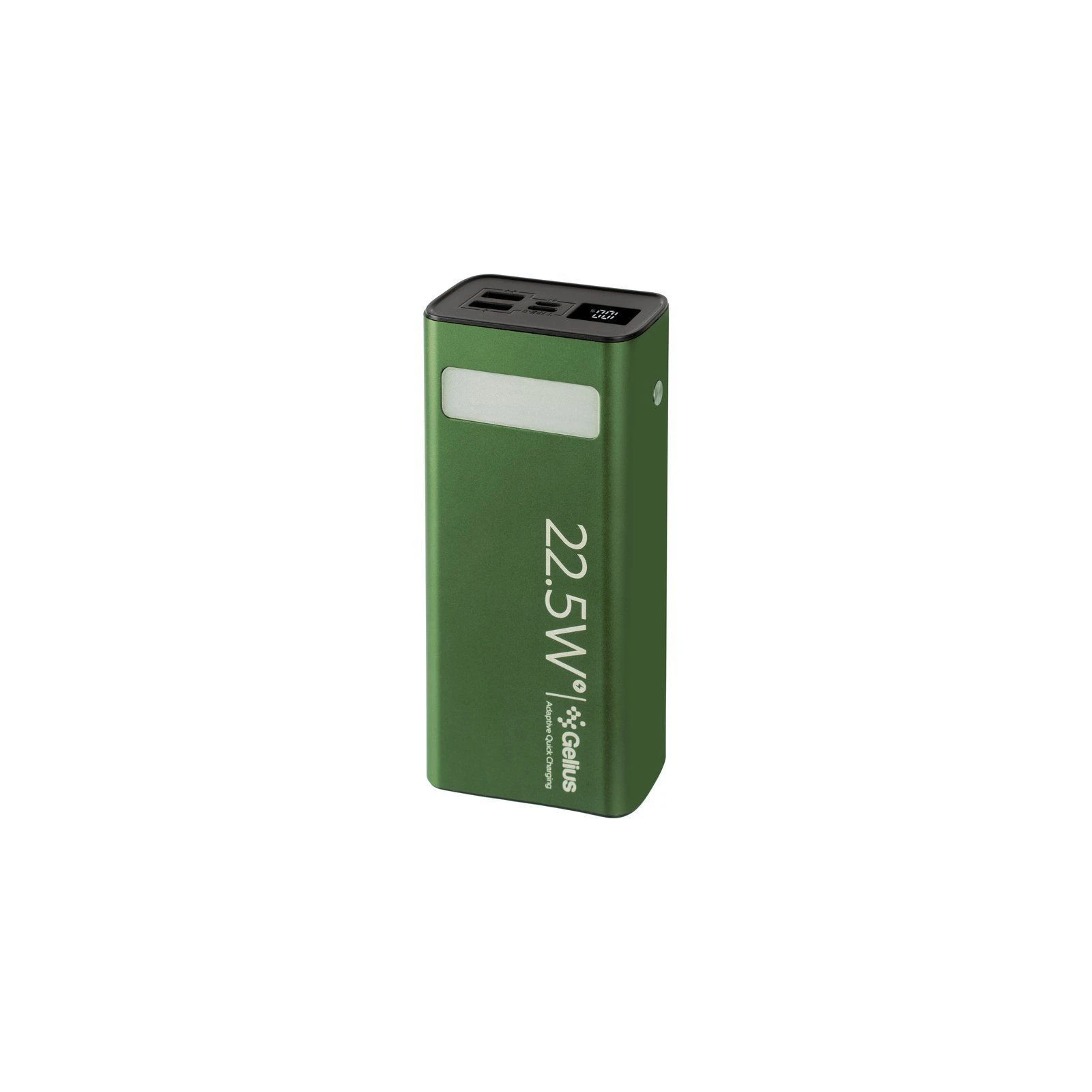 Мобільна батарея Gelius Lightstone GP-PB300 30000mAh QC+PD (22.5W) Green (00000090465) (UA)
