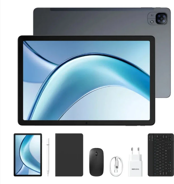 Планшет Doogee Tab E3 11 8/256GB 4G (LTE) Grey VIP Edition (6923740264355) (UA)