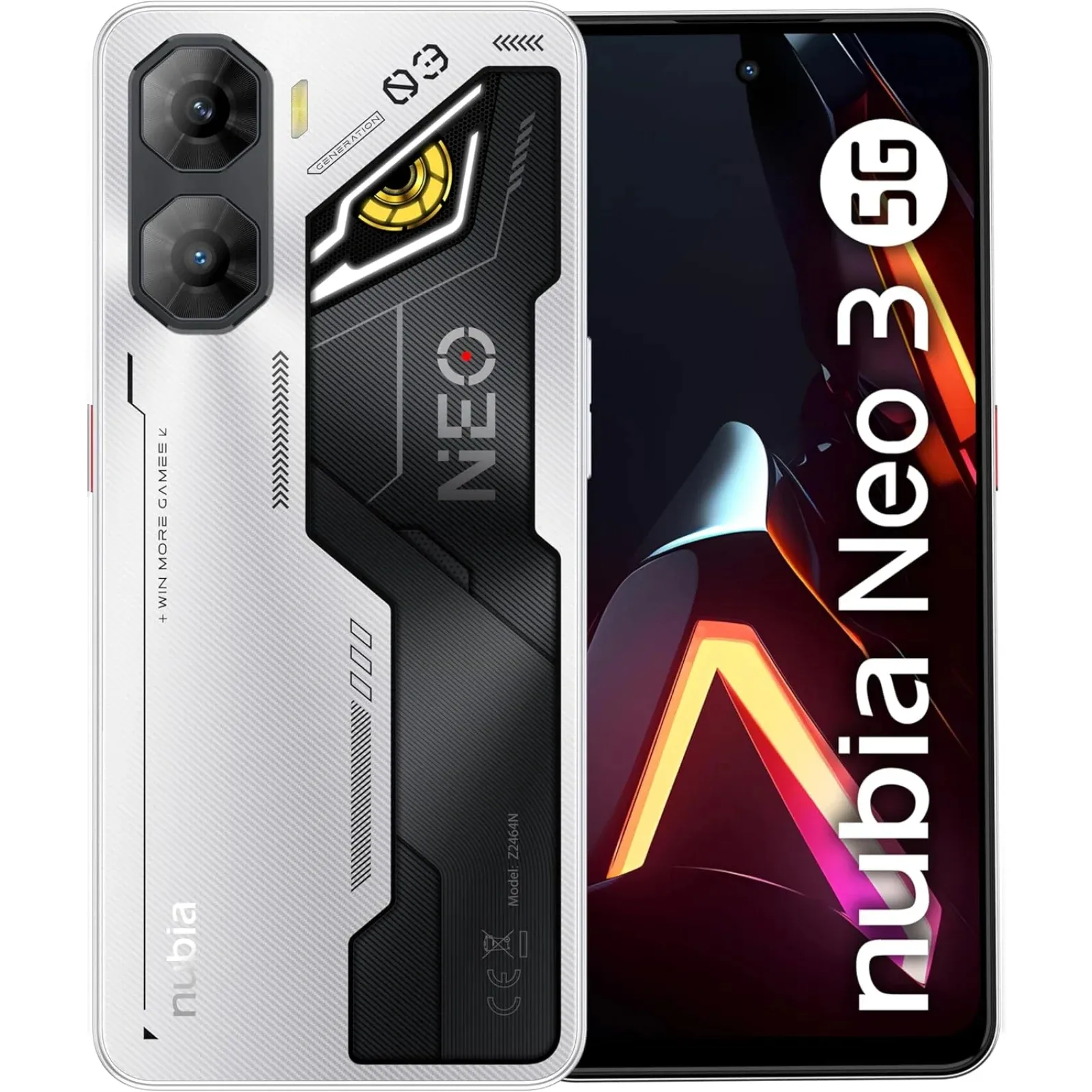 Мобильный телефон ZTE Nubia Neo 3 5G 8/256GB Silver Europe