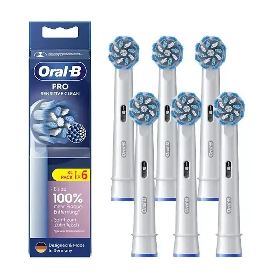 Насадка для электрической зубной щетки Oral-B EB60X PRO Sensitive Clean 6 шт.