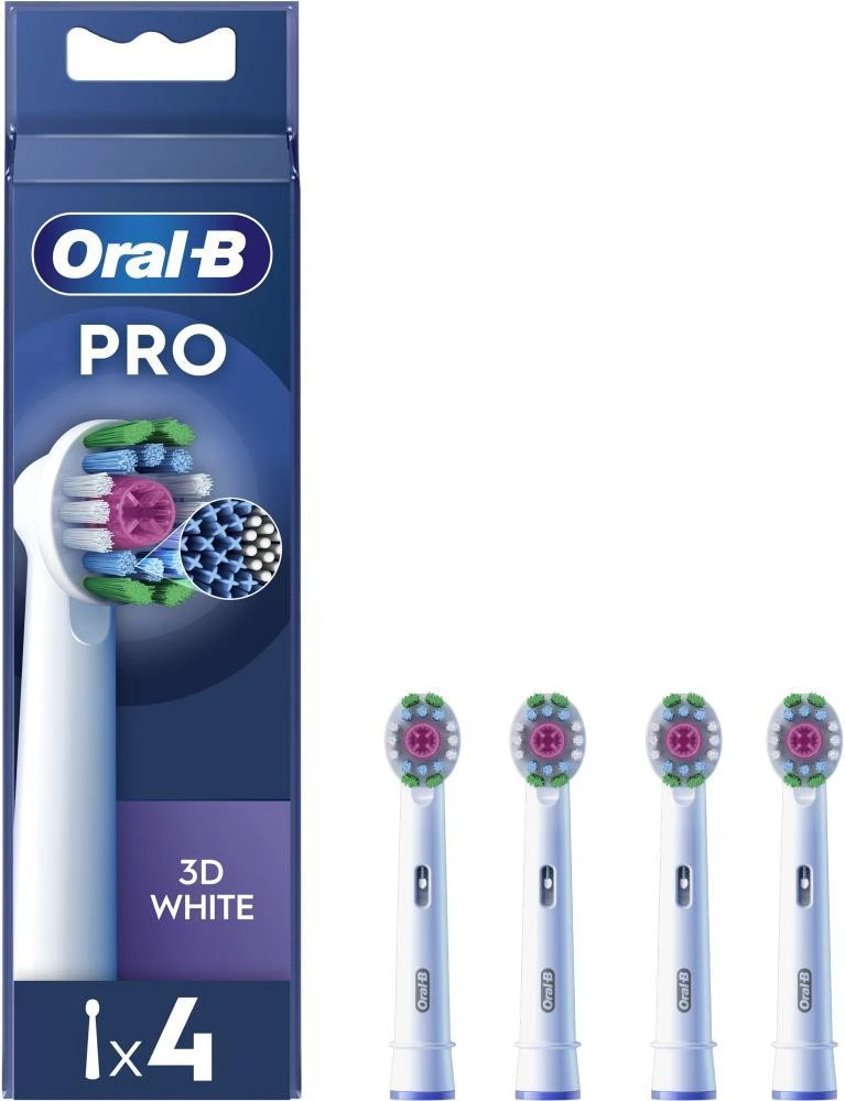 Насадка для електричної зубної щітки Oral-B EB18pRX PRO 3D White 4 шт