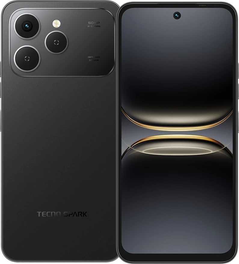 Мобільний телефон Tecno Spark 40 (KM5n) 8/256GB Ink Black (4894947091551) (UA)