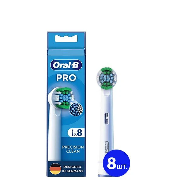 Насадка для електричної зубної щітки Oral-B EB20RX Pro Precision Clean 8 шт.