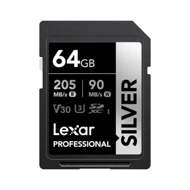 Карта памяти Lexar Professional Silver Pro SDXC 64gb (LSDSILV064G-BNNNG)