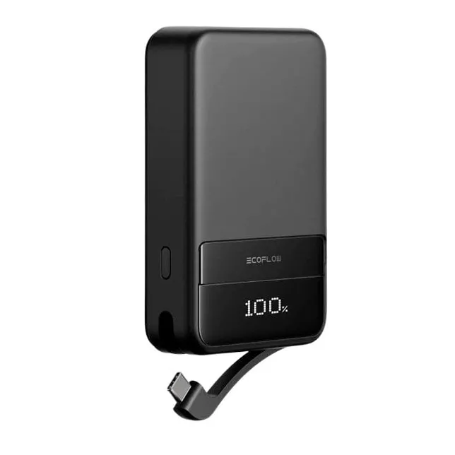 Мобільна батарея Зовнішній акумулятор EcoFLow RAPID Magnetic Power Bank 10000mAh 65W Black (EF-RAPID10000-B-EU)