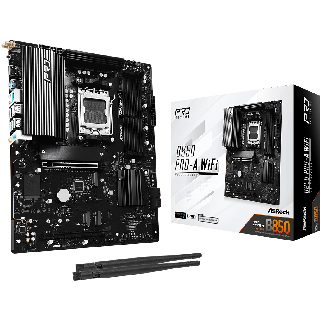 Материнська плата ASRock B850 Pro-A WiFi Socket AM5 (UA)