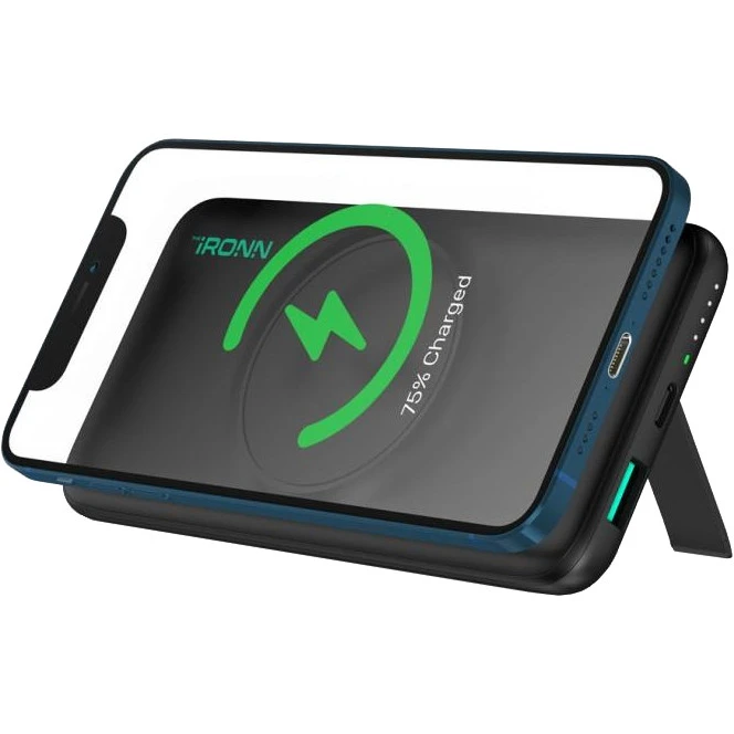 Мобильная батарея iRONN Magnetic Wireless 10000mAh Black (IR2015MWH)