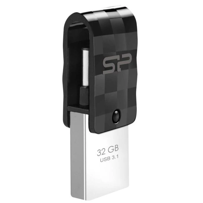 Флеш пам `ять Silicon Power 32GB Mobile C31 USB 3.1 / USB Type-C (SP032GBUC3C31V1K) (UA)