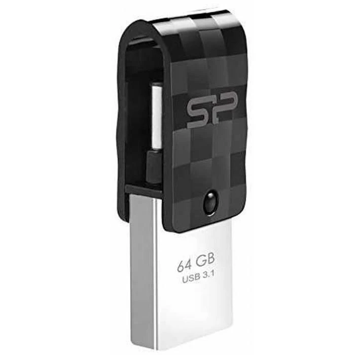 Флеш пам `ять Silicon Power 64GB Mobile C31 USB 3.1 / USB Type-C (SP064GBUC3C31V1K) (UA)