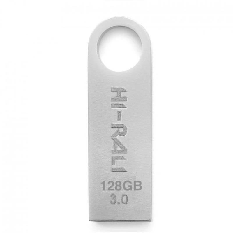 Флеш память USB3.0 128GB Hi-Rali Shuttle Series Silver (HI-128GB3SHSL) (UA)