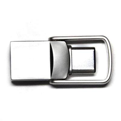 Флеш пам `ять USB3.0 16GB Type-C T&G 104 Metal Series Silver (TG104TC-16G3) (UA)