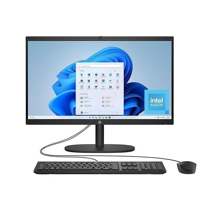 Компьютер HP 22-dg0003ua AiO / i3-N300, 8, 512, WiFi, кл+м, black (C31FREA) (UA)