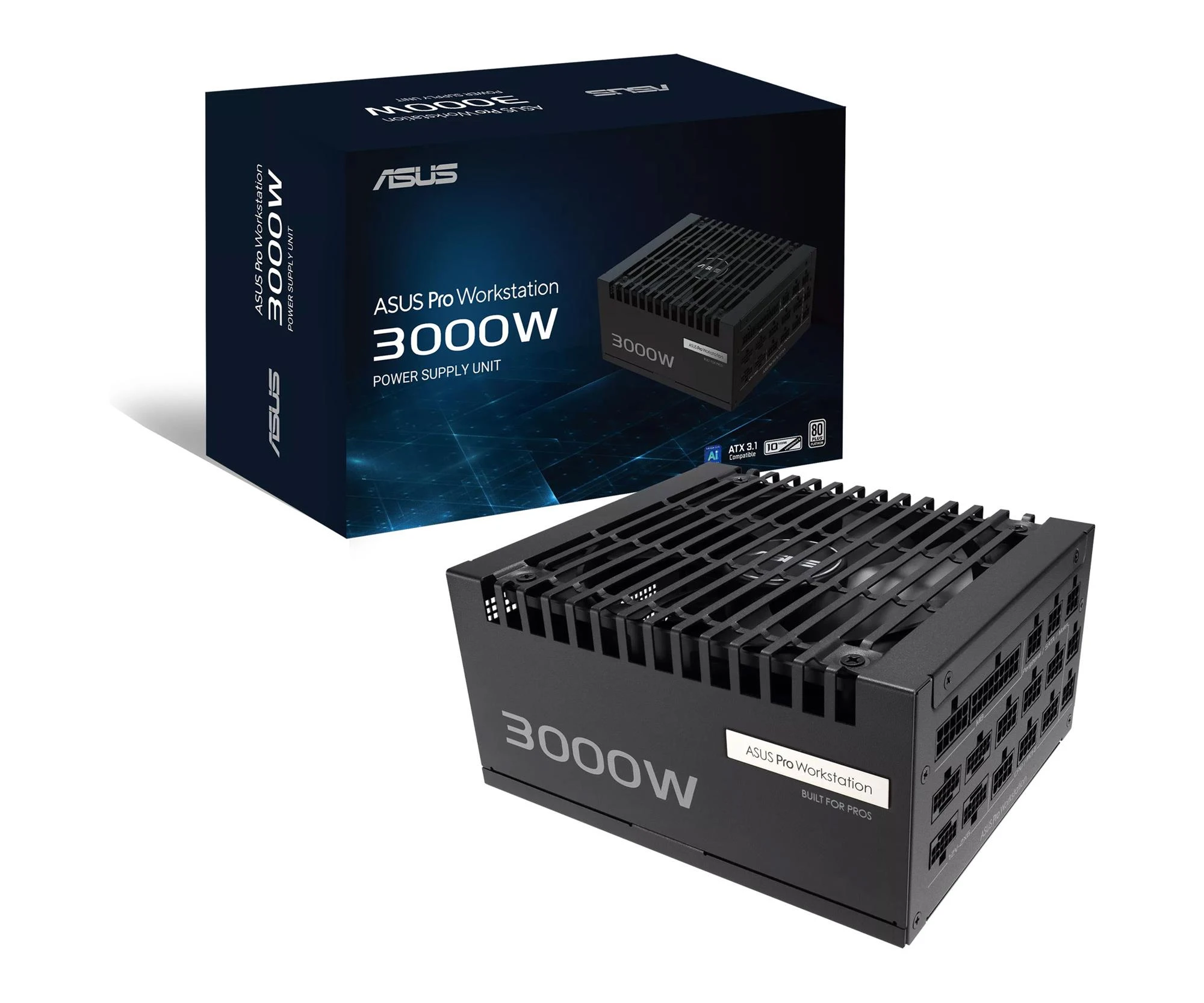 Блок живлення ASUS PRO WS 3000W 80 Plus Platinum (90YE00Z0-B0EA00) EU