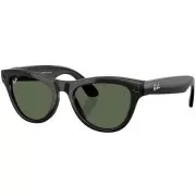 Ray-Ban Meta Skyler [Gen 2] Standard Shiny Black Frame / G-15 Green Lenses (RW4014 601/71 52-20)
