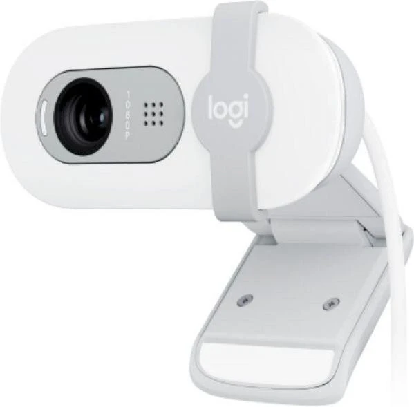 Веб камера Logitech Brio 100 Full HD Webcam Off White (960-001617, 960-001618)