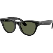 Смарт-очки Ray-Ban Skyler Shiny Black Frame/Green Lenses (RW4010 601/9A 52)