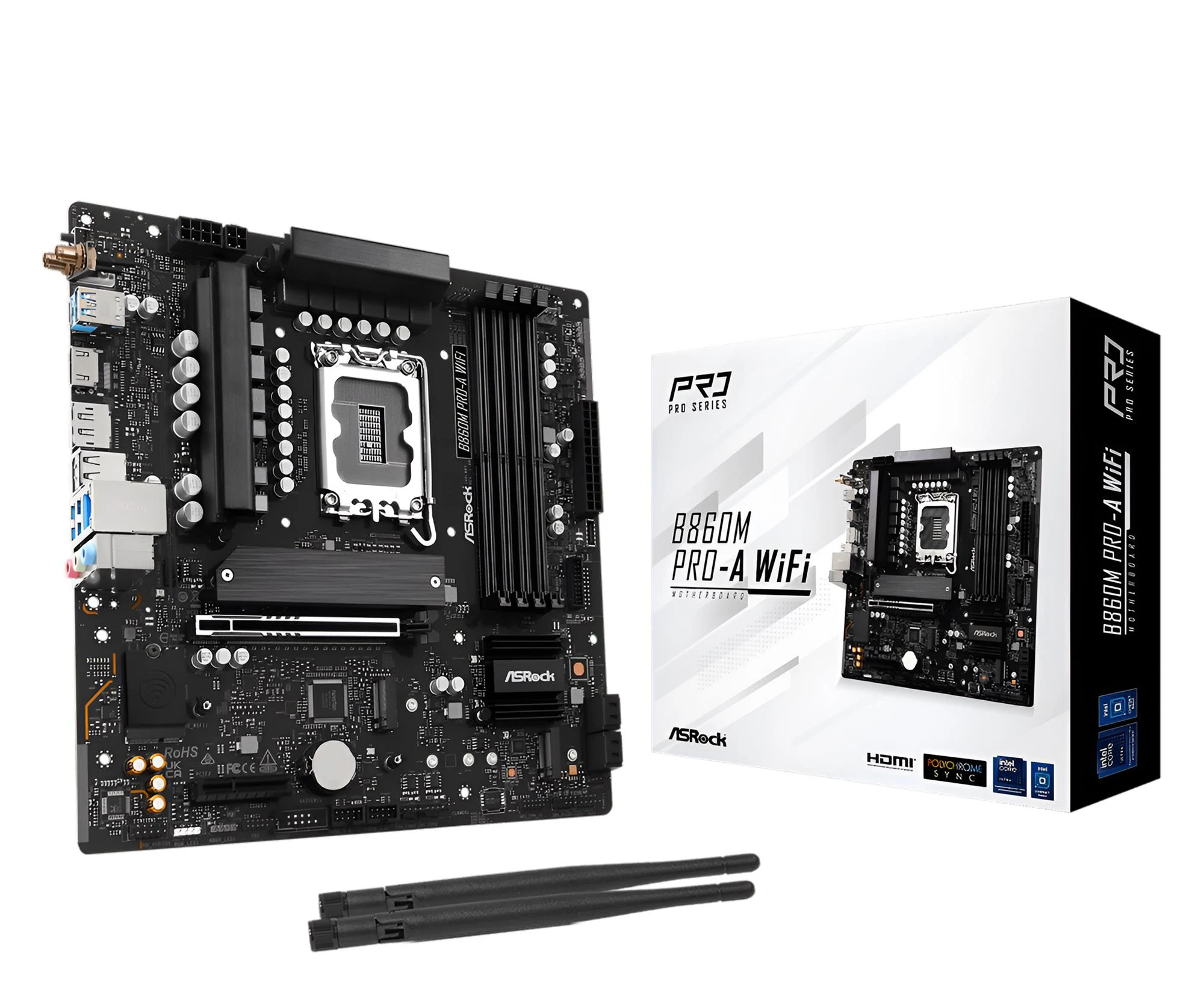 Материнська плата ASRock B860M Pro-A WiFi EU