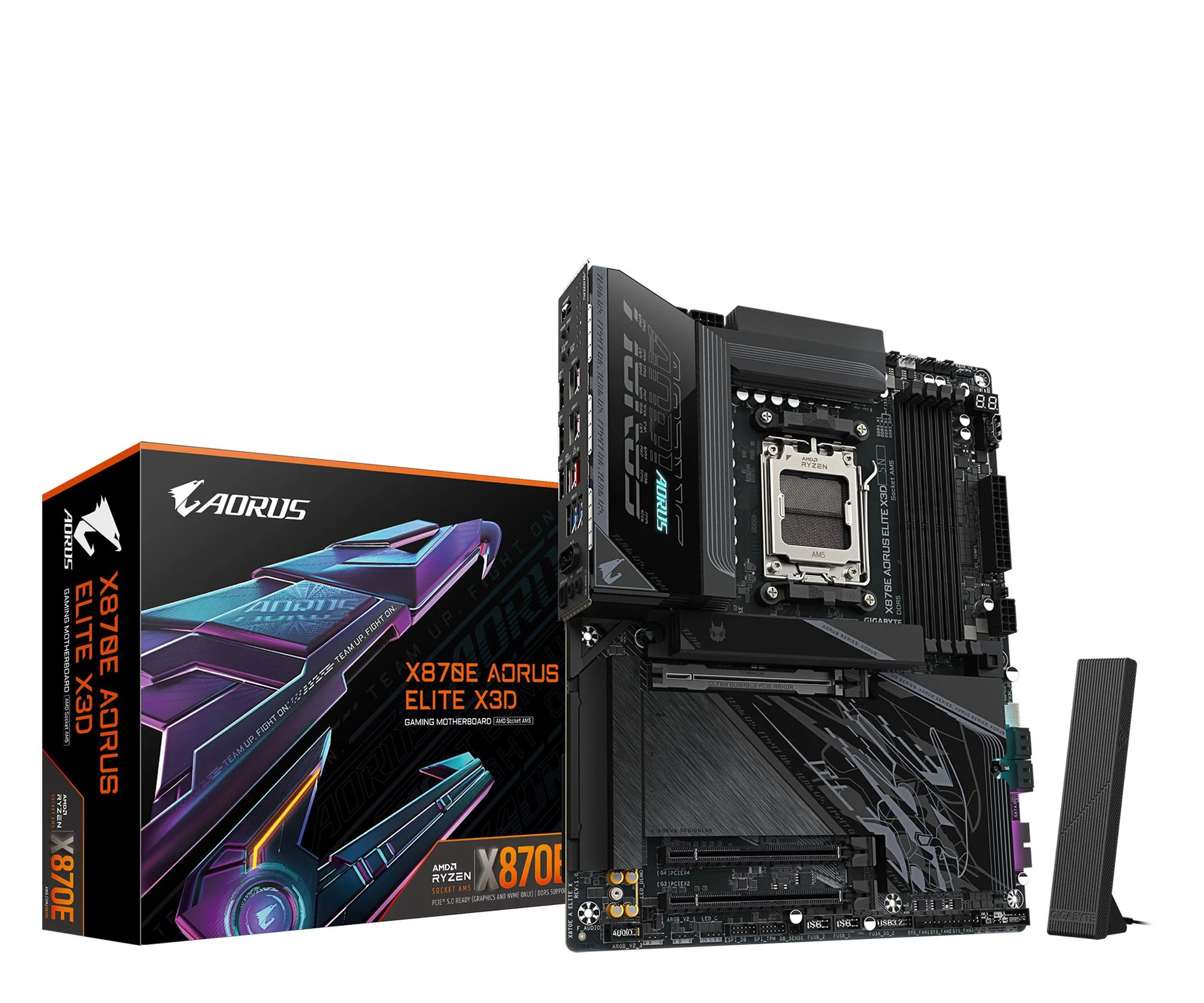 Материнська плата Gigabyte X870E AORUS ELITE X3D (X870E A ELITE X) EU