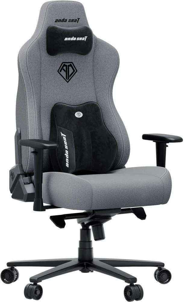 Ігрове крісло Anda Seat Novis Plus XL Fabric Grey (AD23YC-XL-01-G-F-G04) (UA)