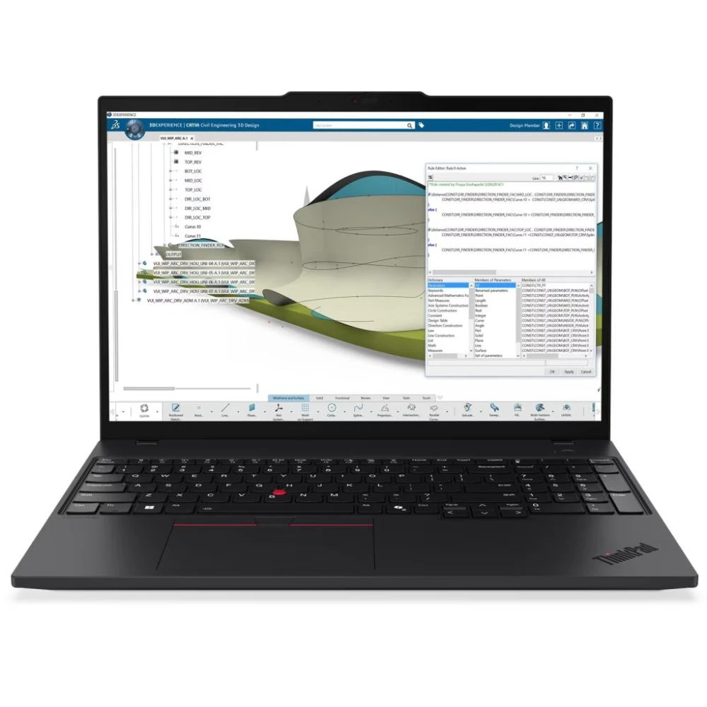 Ноутбук Lenovo ThinkPad P16s Gen 4 Black (21RX001BRA) (UA)