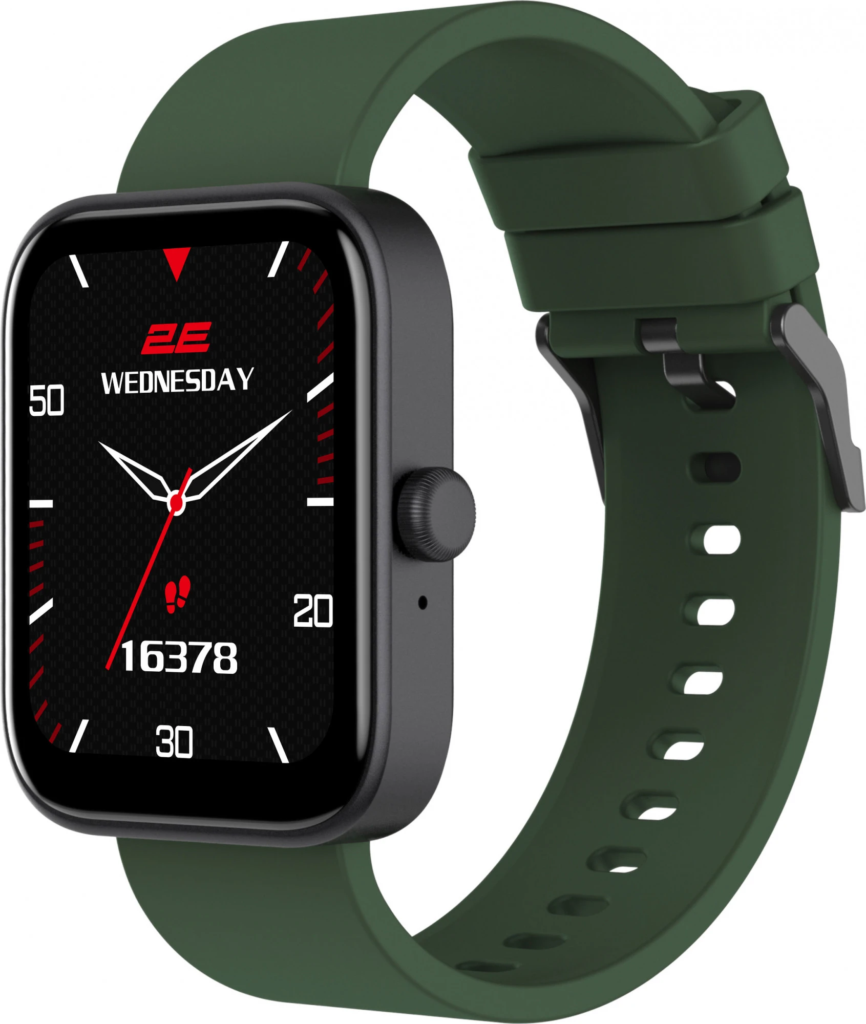 Смарт-годинники 2E Alpha SQ Music Edition 46mm Black-Green (2E-CWW40BKGN-WS) (UA)
