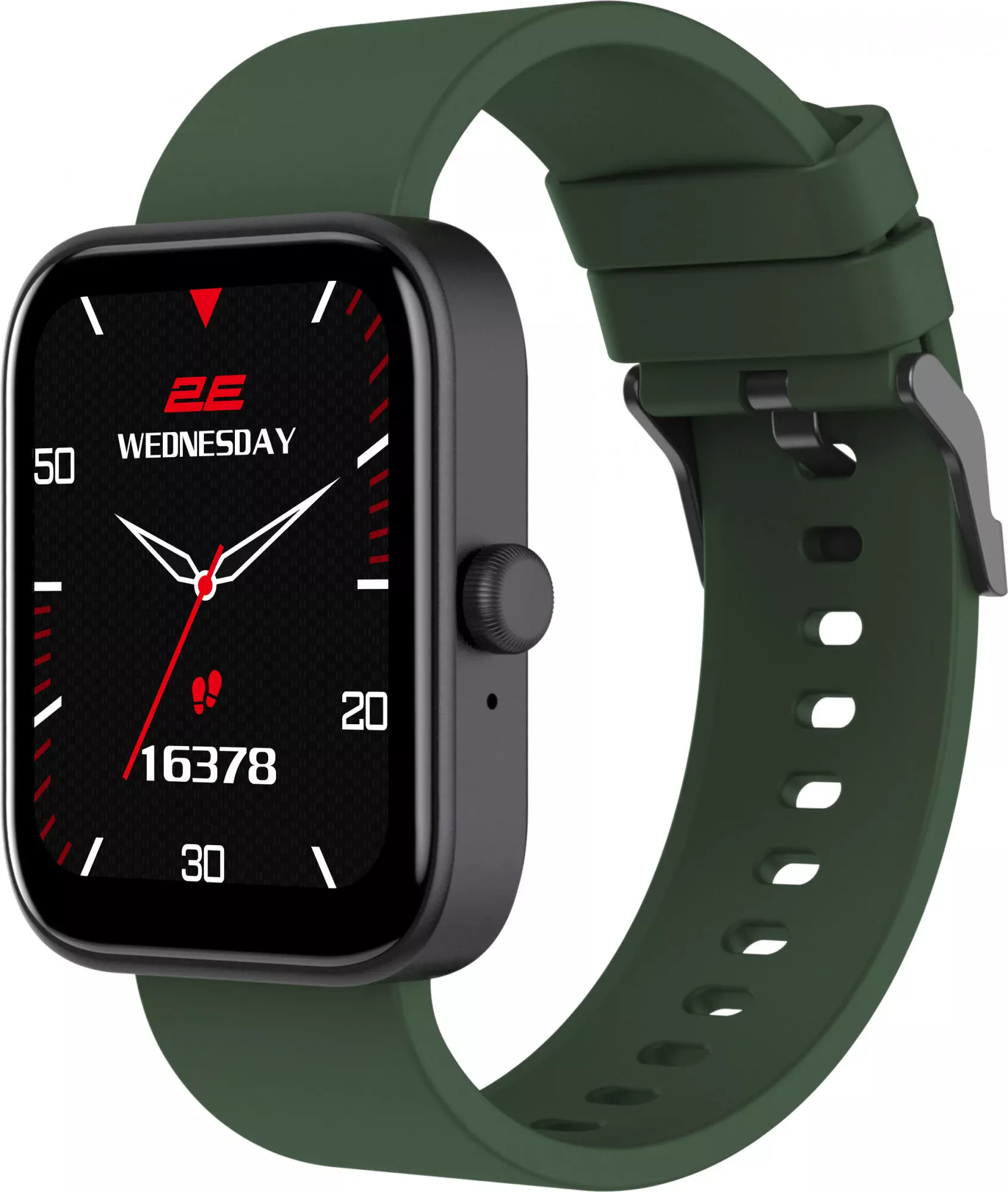 Смарт-годинники 2E Alpha SQ Music Edition 46mm Black-Green (2E-CWW40BKGN-WS) (UA)