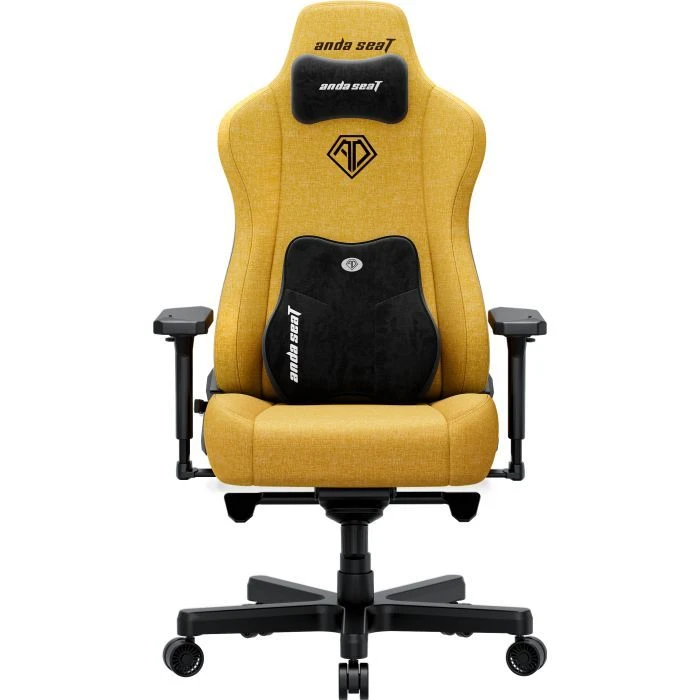 Ігрове крісло Anda Seat Kaiser 3E Fabric XL Bright Yellow (AD23YC-XL-09-Y-CF-Y01) (UA)