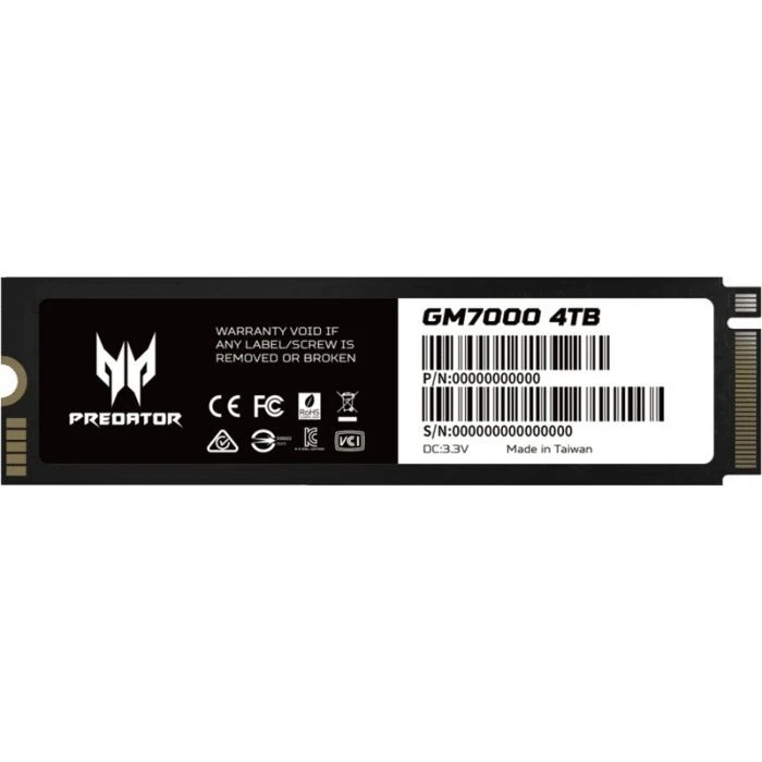 SSD диск M.2 2280 4TB GM7000 Acer Predator (BL.9BWWR.107) (UA)