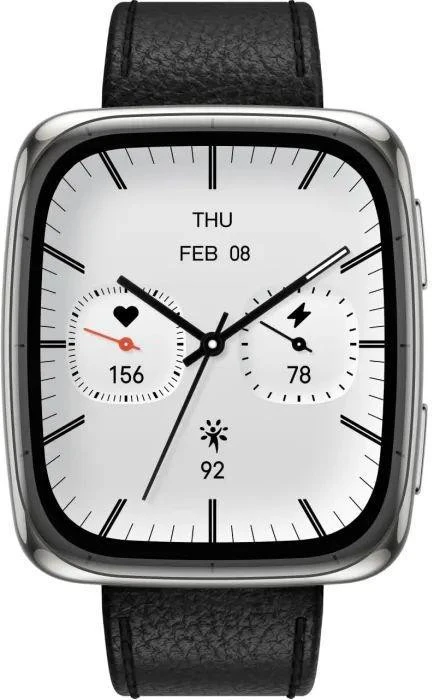 Смарт-годинники Amazfit Active 2 Square Black Leather (W2440GL3N)