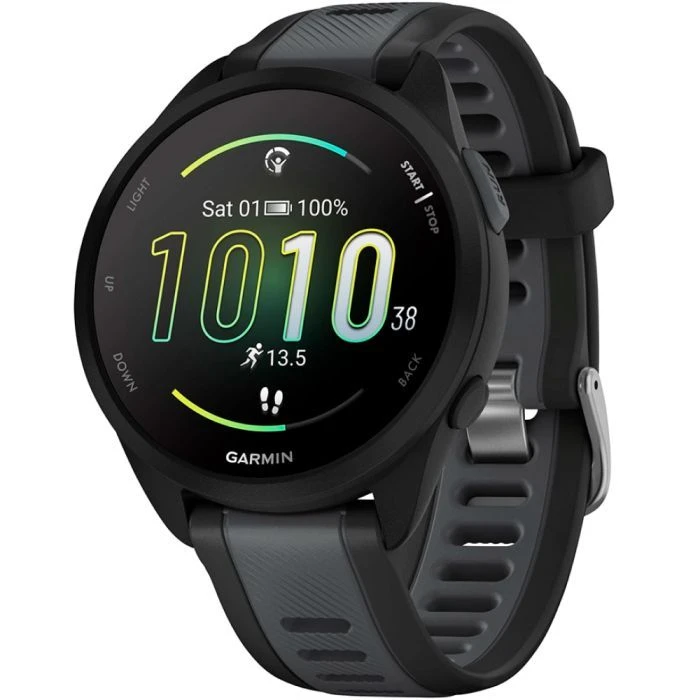 Смарт-часы Garmin Forerunner 165 Music, Black/Slate Grey, GPS (010-02863-30) (UA)