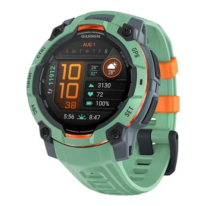 Смарт-годинники Garmin Instinct 3, 45mm, AMOLED, Neo Tropic Bezel w/Neo Tropic Bnd, GPS (010-02936-01) (UA)