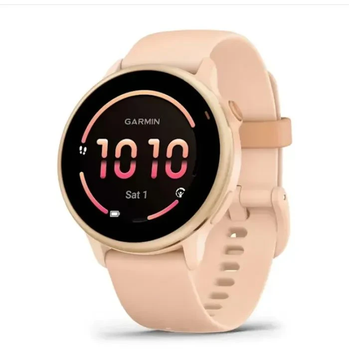 Смарт-годинники Garmin vivoactive 6, Pink Dawn/P. Dawn Metallic, GPS смарт-годинник (010-02985-03) (UA)