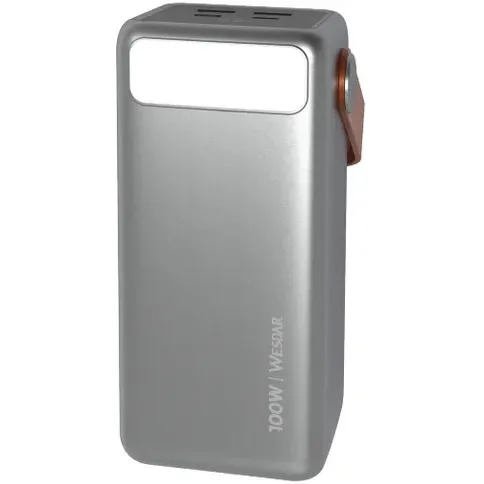 Мобільна батарея Wesdar 50000mAh 100W Silver (S1383-100W)