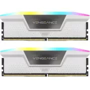 DDR5 64GB (2x32GB) 6000 MHz Vengeance RGB White Corsair (CMH64GX5M2B6000Z30W) (UA)