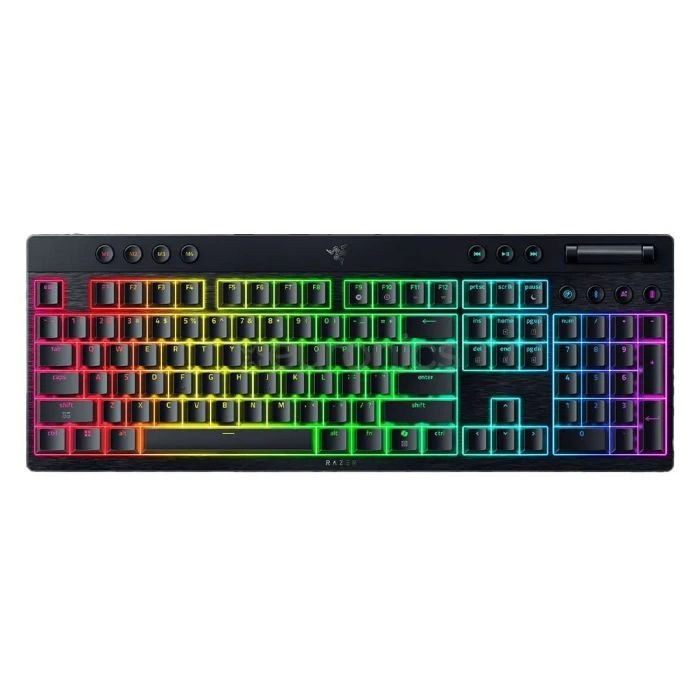 Клавіатура Razer BlackWidow V4 Low-Profile Wireless/Bluetooth/USB Orange switch UA Black (RZ03-05270800-R3M1) (UA)