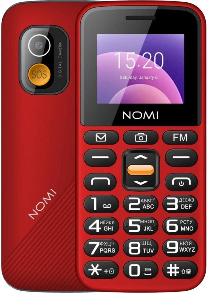 Мобильный телефон Nomi i1820 Red (UA)