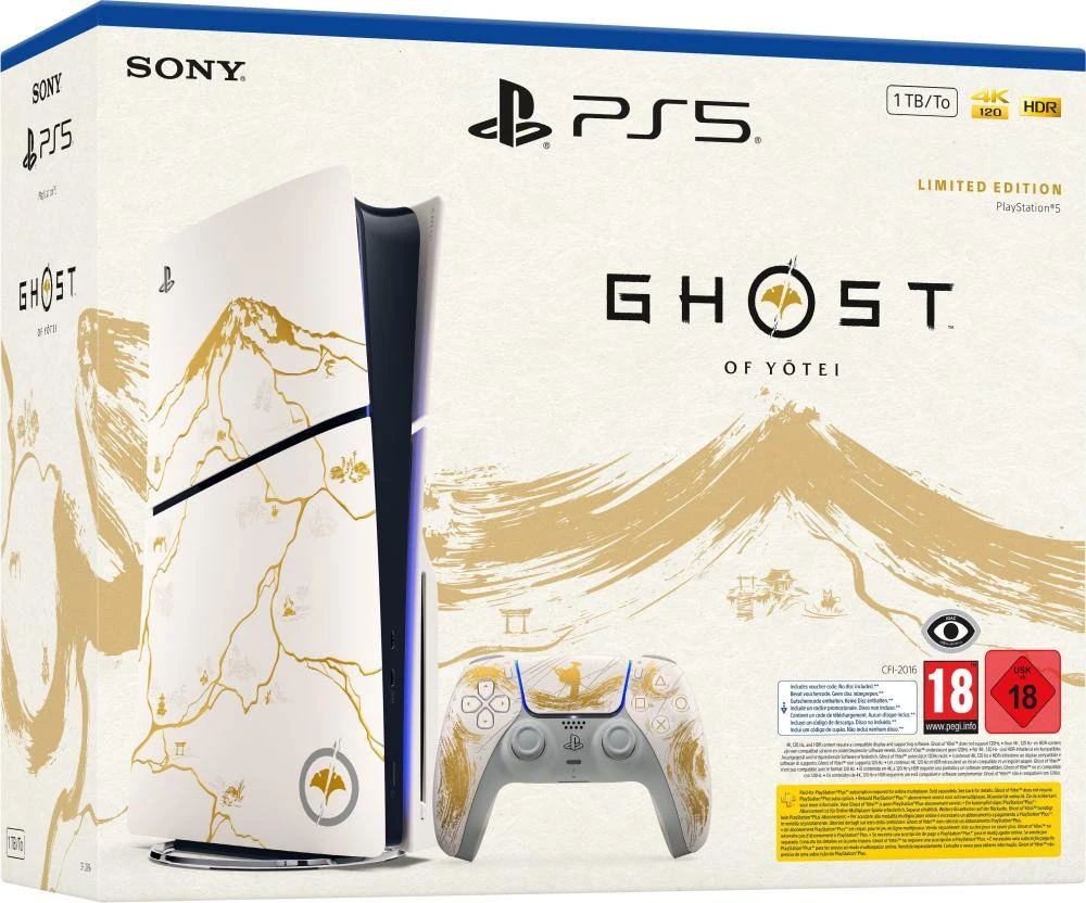 Ігрова приставка Sony PlayStation 5 Slim 1TB Ghost of Yotei Limited Edition (1000048368) (UA)
