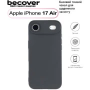 Чехол для смартфона BeCover Apple iPhone 17 Air Black (713758) (UA)