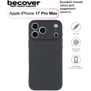 Чохол для смартфона BeCover Apple iPhone 17 Pro Max Black (713762) (UA)