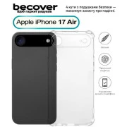 Чохол для смартфона BeCover Панель Anti-Shock для Apple iPhone 17 Air Clear (713795) (UA)
