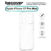 Чохол для смартфона BeCover Панель Anti-Shock для Apple iPhone 17 Pro Max Clear (713799) (UA)