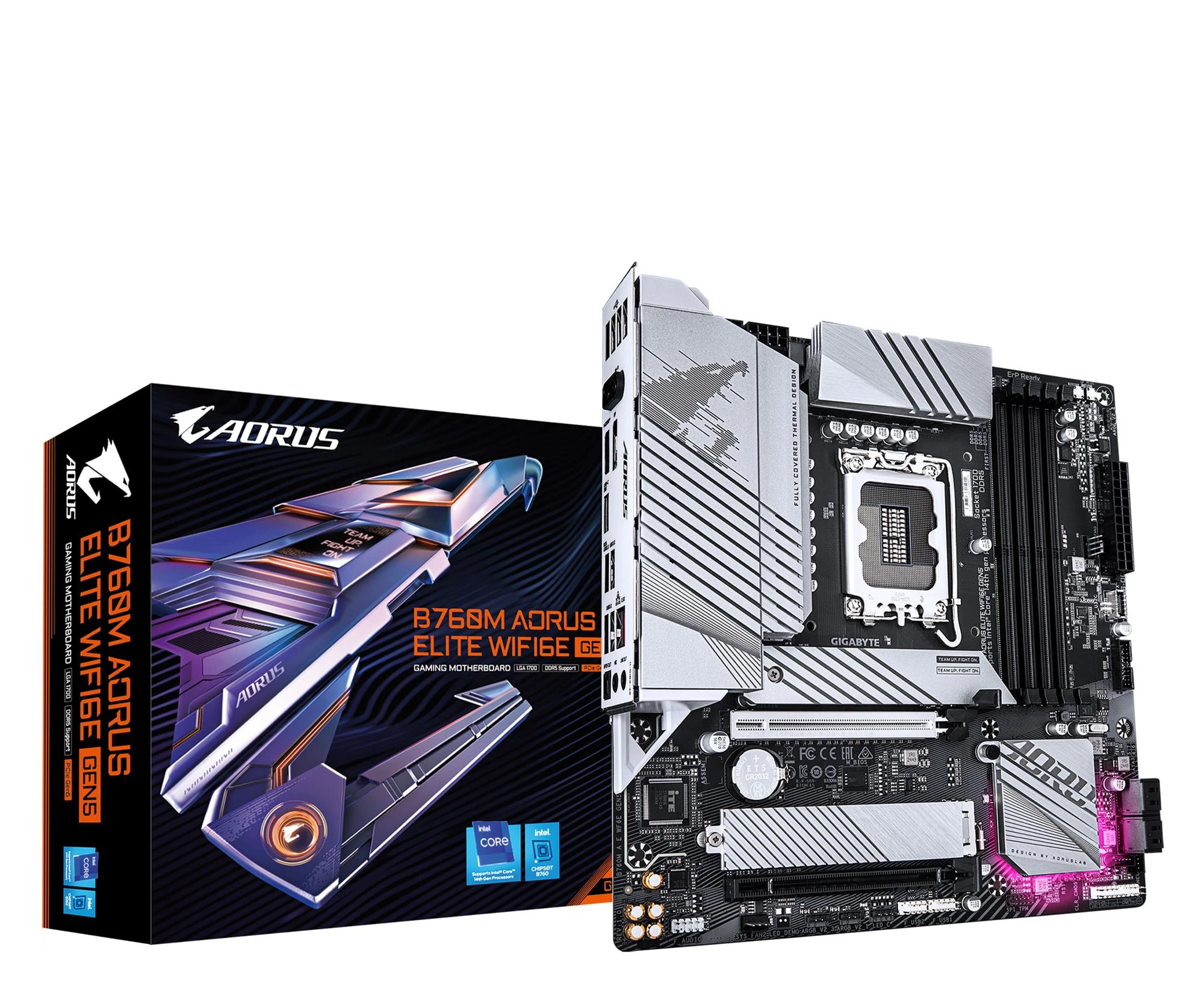 Материнська плата Gigabyte B760M AORUS ELITE WIFI6E GEN5 EU