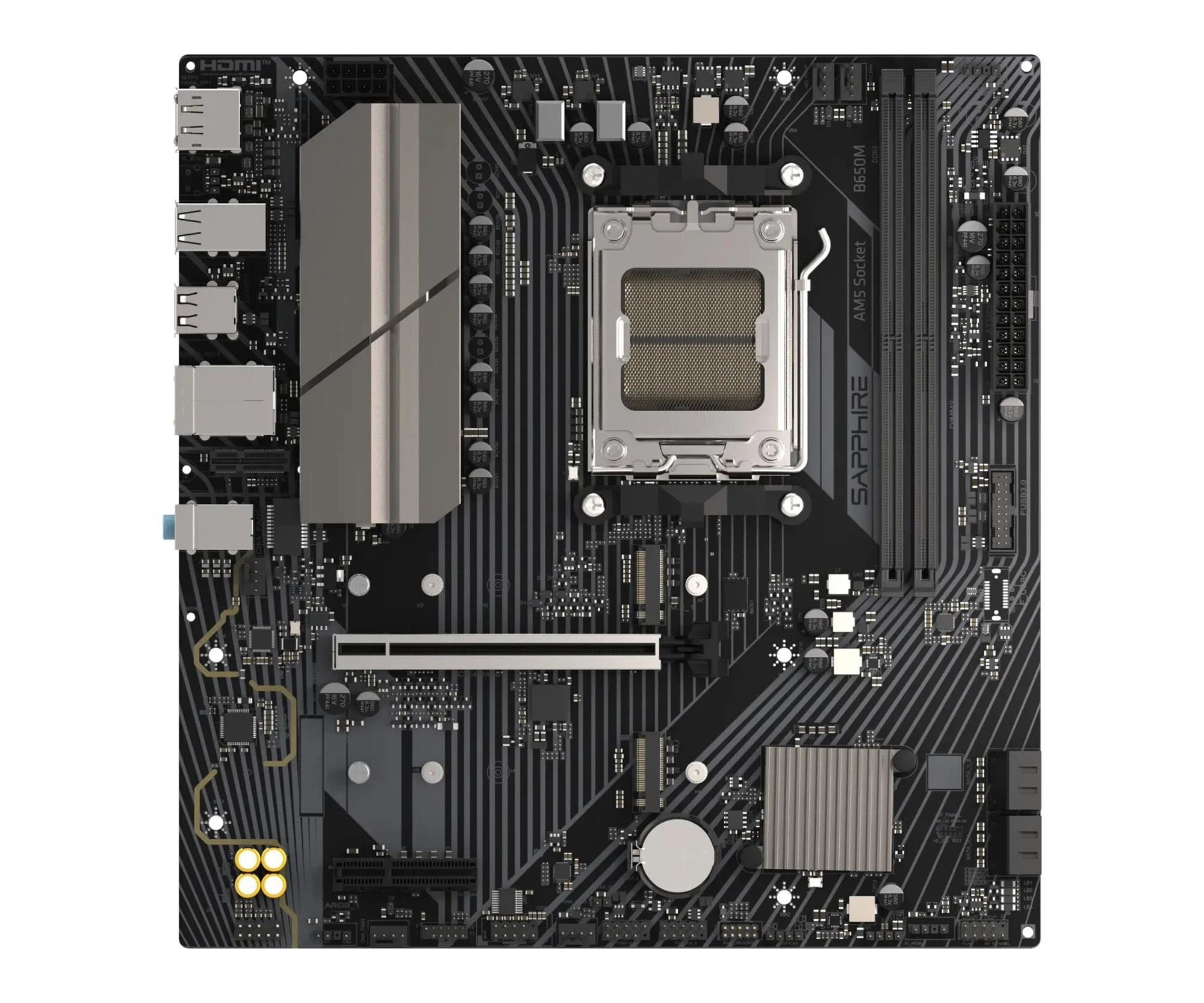 Материнська плата Sapphire B650M-E (52112-04-40G) EU